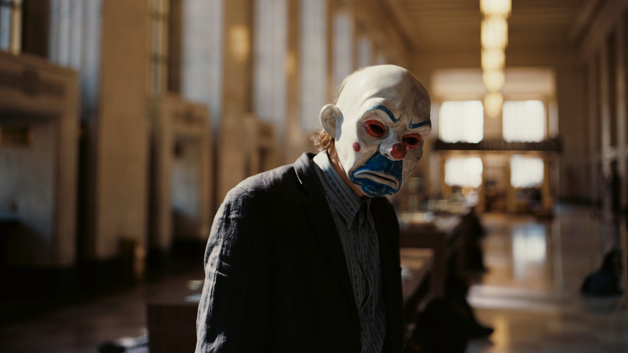 De openingsscène van The Dark Knight.