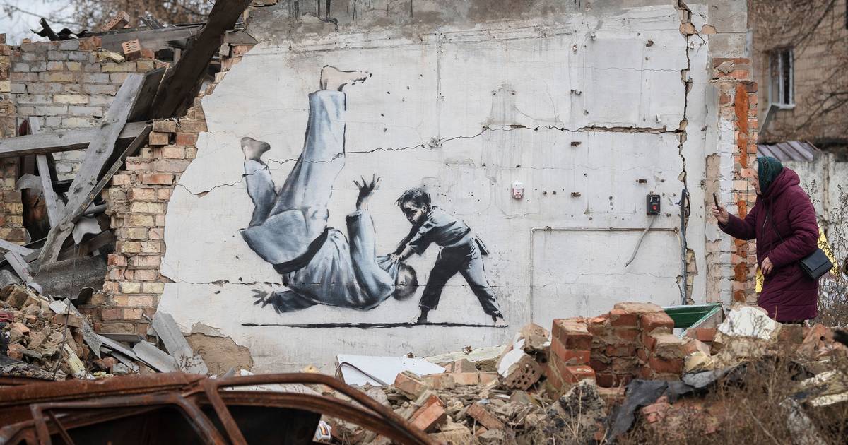 Bambino batte Judoka Putin: più lavoro per Banksy nella zona di guerra dell’Ucraina?  |  All’estero