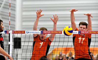 Volleyballers zonder geblesseerde Parkinson naar Final Four