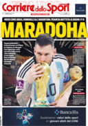 De cover van Corriere dello Sport (Italië).