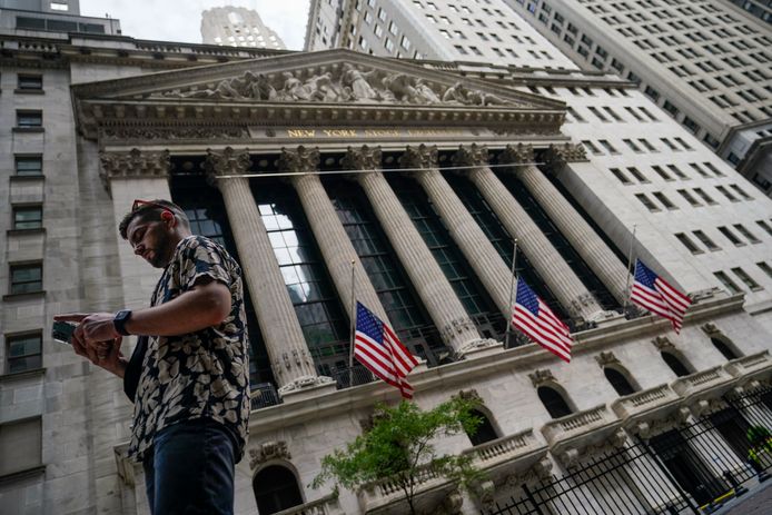 De New York Stock Exchange op Wall Street