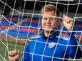 Wessel Baarslag keept na dit seizoen in een lager elftal. Hij hoopt het seizoen af te kunnen sluiten met de titel.