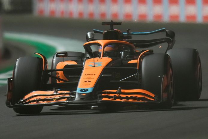 Daniel Ricciardo tijdens de kwalificatie.