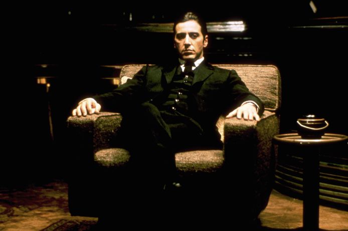 Al Pacino als 'Michael Corleone' in de eerste 'The Godfather' (1972).