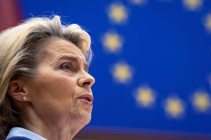 Commissievoorzitter Ursula von der Leyen.