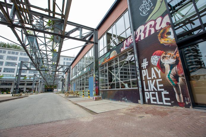 De commerciële ruimte van skatehal Area 51 aan het Ketelhuisplein waarover het conflict is ontstaan
