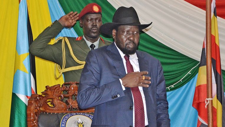 President Salva Kiir van Zuid-Soedan. Beeld anp