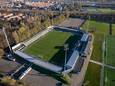 Het stadion en de trainingsvelden van FC Dordrecht.