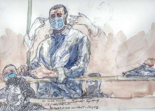 Ali Riza Polat (croquis d'audience)