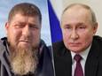 Ramzan Kadyrov et Vladimir Poutine.