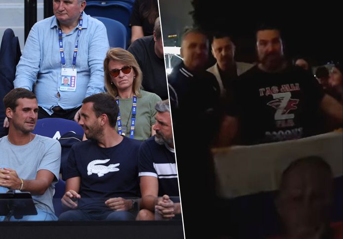 De stoel in de box van Novak Djokovic, waar vader Srdjan normaal gezien plaats neemt naast vrouwlief Dijana, bleef vandaag leeg.
