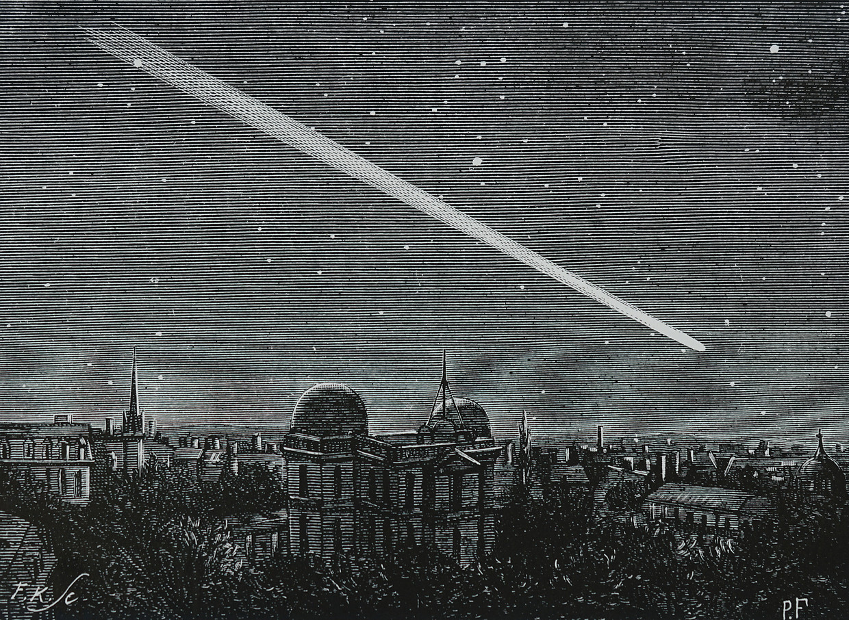Engraving of the Great Comet in 1843. Universal Pictures Collection via Getty