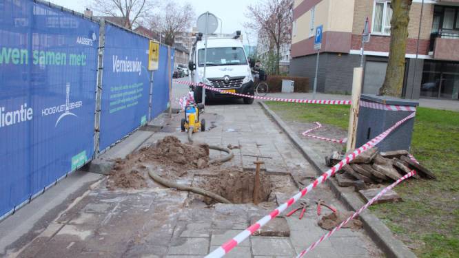 Waterlekkage in Schuilenburg door leidingbreuk