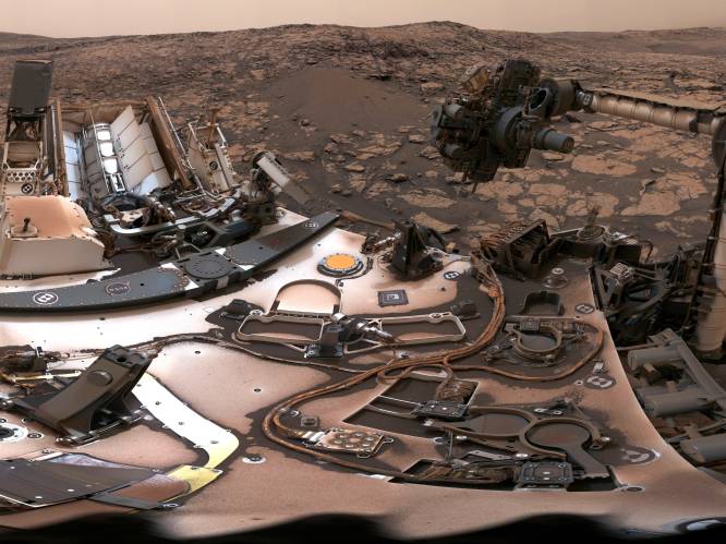 Selfie vanop Mars