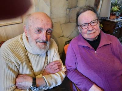 Theo en Gerda Sonnemans 60 jaar getrouwd; zij houdt van zijn humor en hij bewondert haar zorg