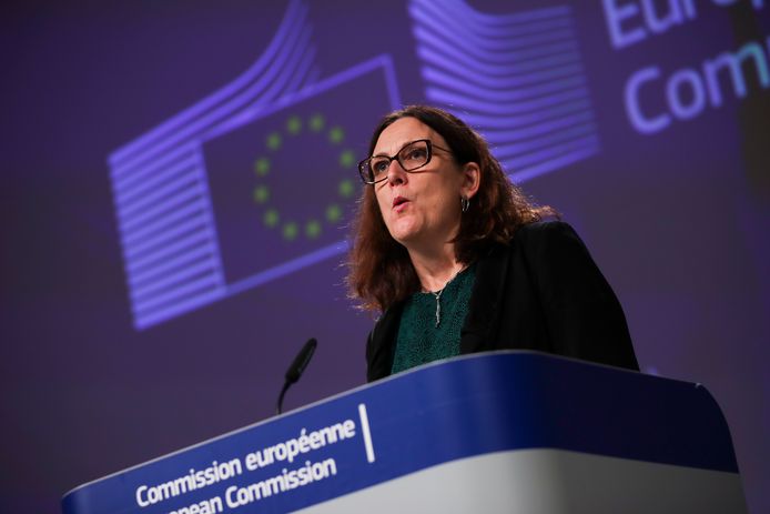 Europees Commissaris voor Handel Cecilia Malmström.
