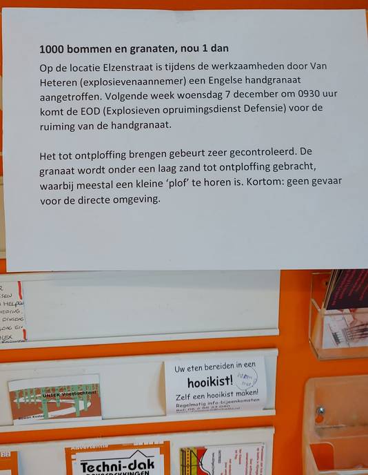 faillissement badge Instituut Anonieme afzender waarschuwt met briefje op prikbord supermarkt voor doffe  knal in Nijmeegse wijk | Nijmegen | gelderlander.nl