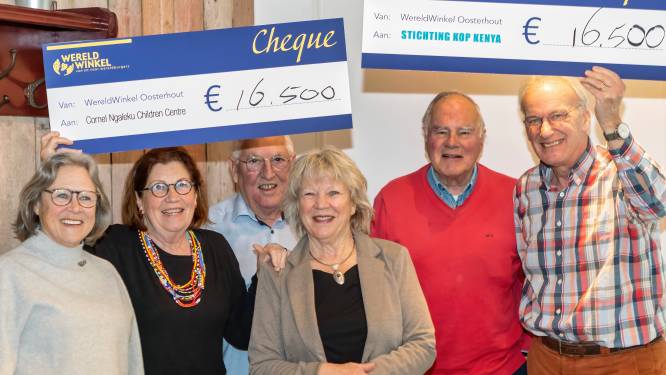 Royale schenking als afsluiting van 41 jaar Wereldwinkel Oosterhout