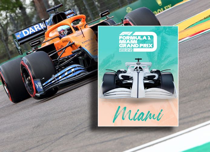 De poster van de GP van Miami.