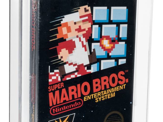 Duurste game ooit: Super Mario Bros verkocht voor 660.000 dollar