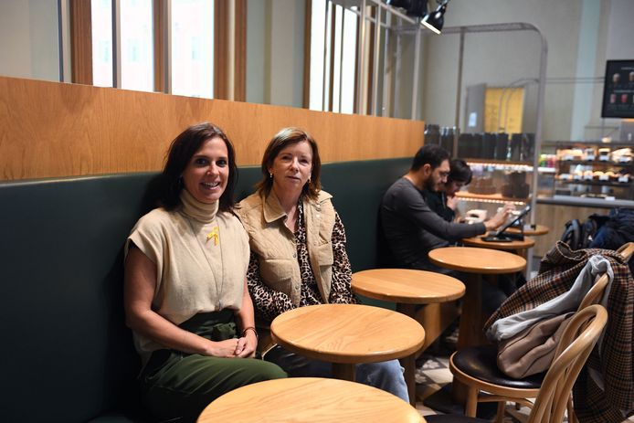 Katrien Houtmeyers en Katelijne Dedeurwaerder pleiten voor een Leuven waar iedereen zich thuis kan voelen en door de hoge woningprijzen is dat geen evidentie.