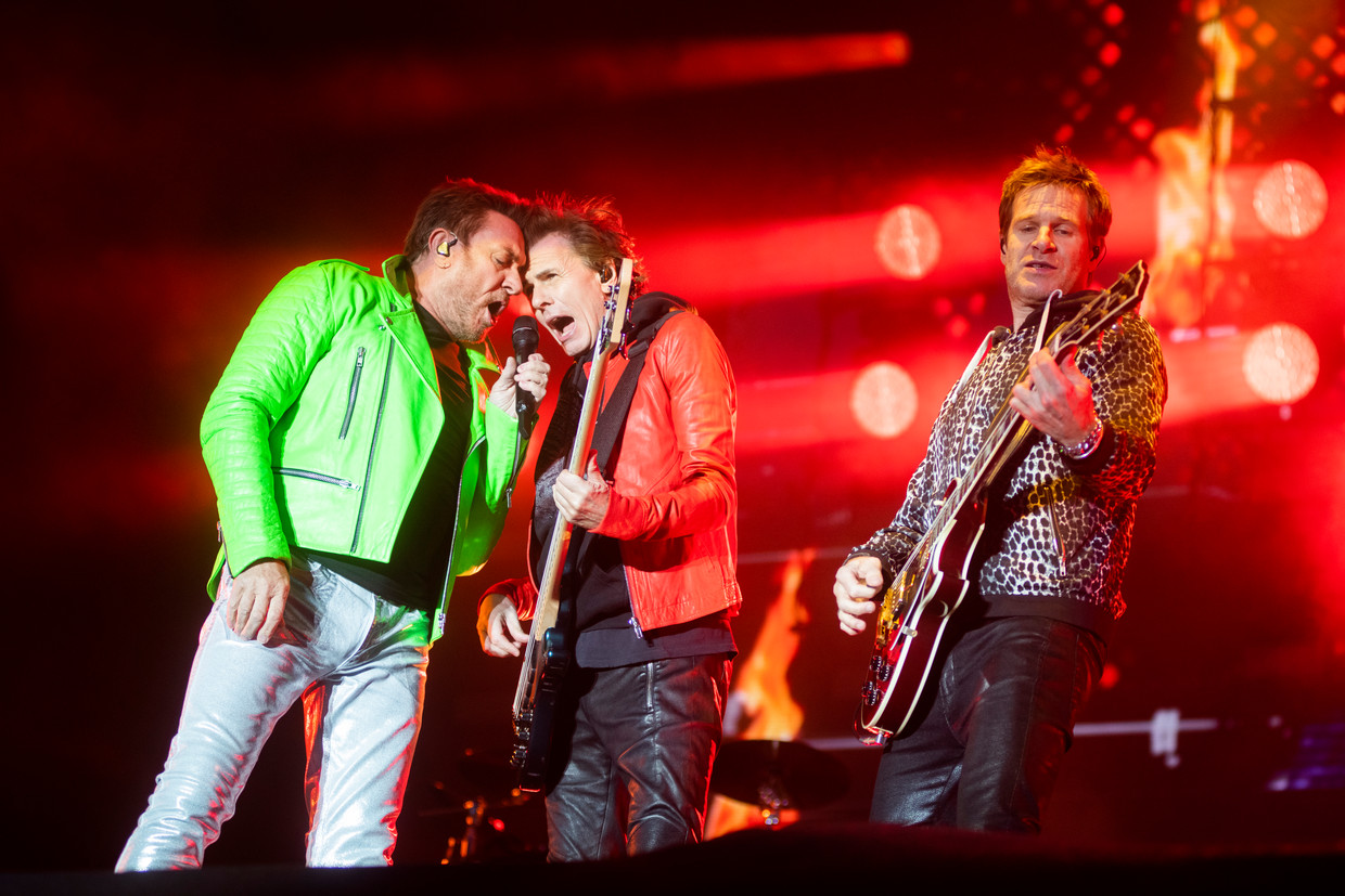 Duran Duran concert op LiveIsLive festival in Zeebrugge Beeld Alex Vanhee