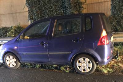 Auto achtergelaten op A12 bij Arnhem: ‘De sloop komt hem morgen wel halen’