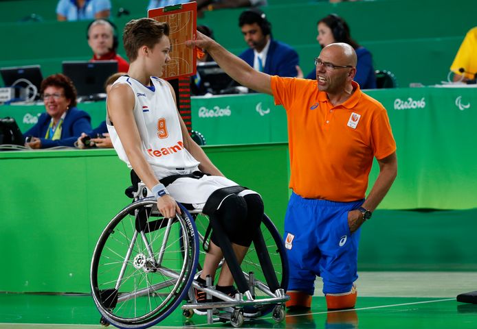Rolstoelbasketballers als Bo Kramer kunnen van de uitvinding profiteren.