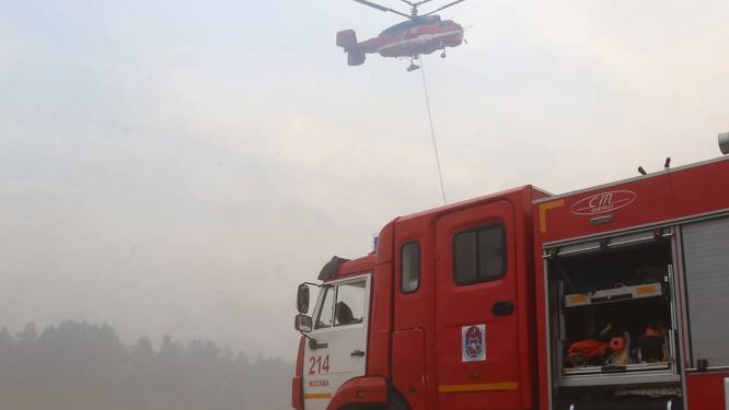Rook van Russische bosbranden bedekt hoofdstad Moskou