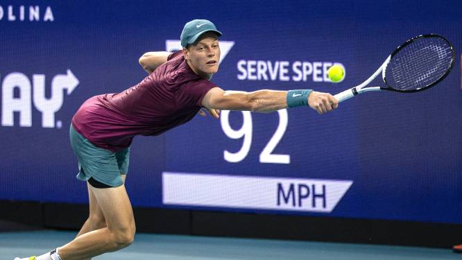 Sinner klopt gehavende Alcaraz in thriller en treft Medvedev in finale Miami