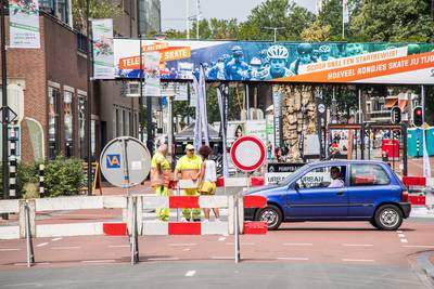 Opstoppingen door WK skaten zorgen voor woede in Arnhem