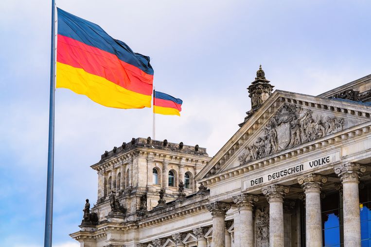 De Reichstag, het gebouw van het Duitse parlement in Berlijn. Beeld Getty Images