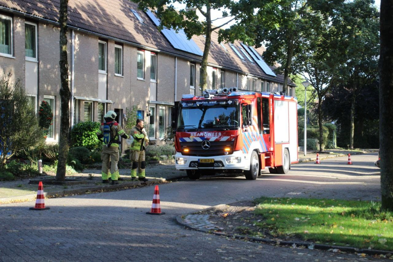 De brandweer rukte vrijdagmiddag uit voor een gaslekkage in een woning aan de Timmermansgilde.