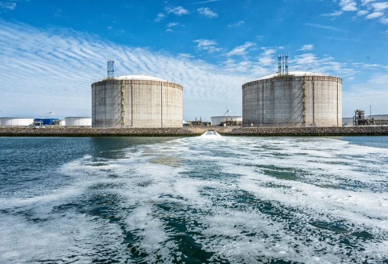 Gasopslag in de Rotterdamse haven. Beeld Raymond Rutting / de Volkskrant