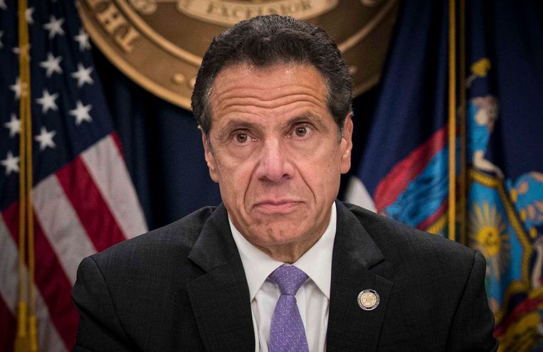 Gouverneur van New York Andrew Cuomo wordt door verschillende vrouwen beschuldigd van seksueel grensoverschrijdend gedrag. Beeld AP
