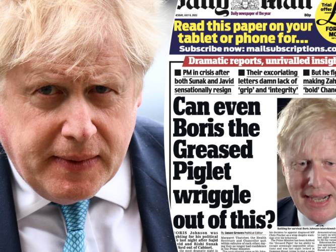 “Game over”: Britse kranten zien Johnsons toekomst aan zijden draadje hangen