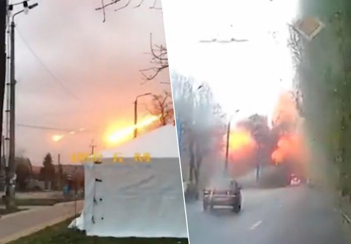 Onder meer in Kiev en Dnipro hebben explosies plaatsgevonden.