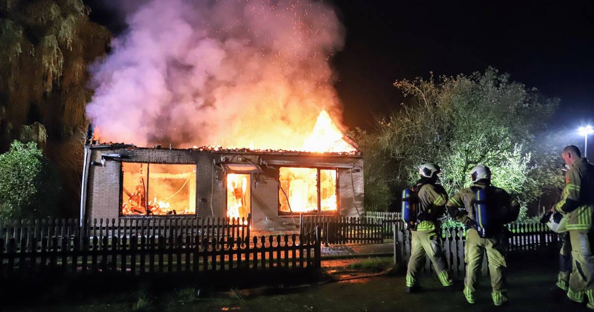 Middelbrand in Acquoy op Acquoyseweg