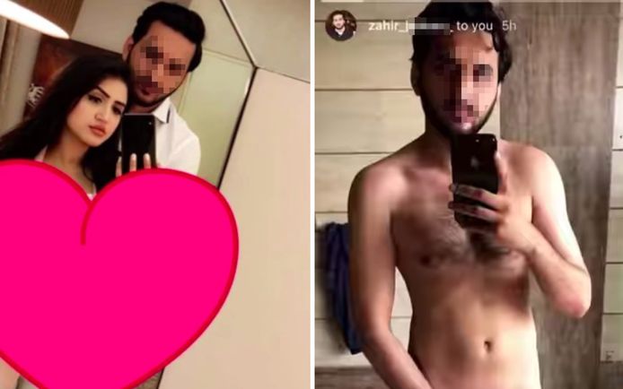 Na de moord verschenen deze foto's van Mahira Zulfiqar met Zahir Jadoon in Pakistaanse media.