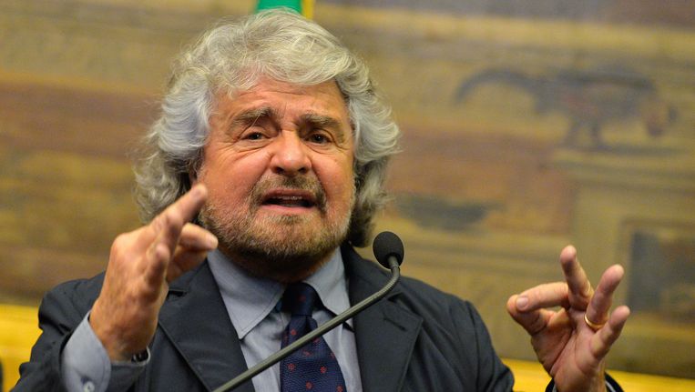 Beppe Grillo. Beeld AFP