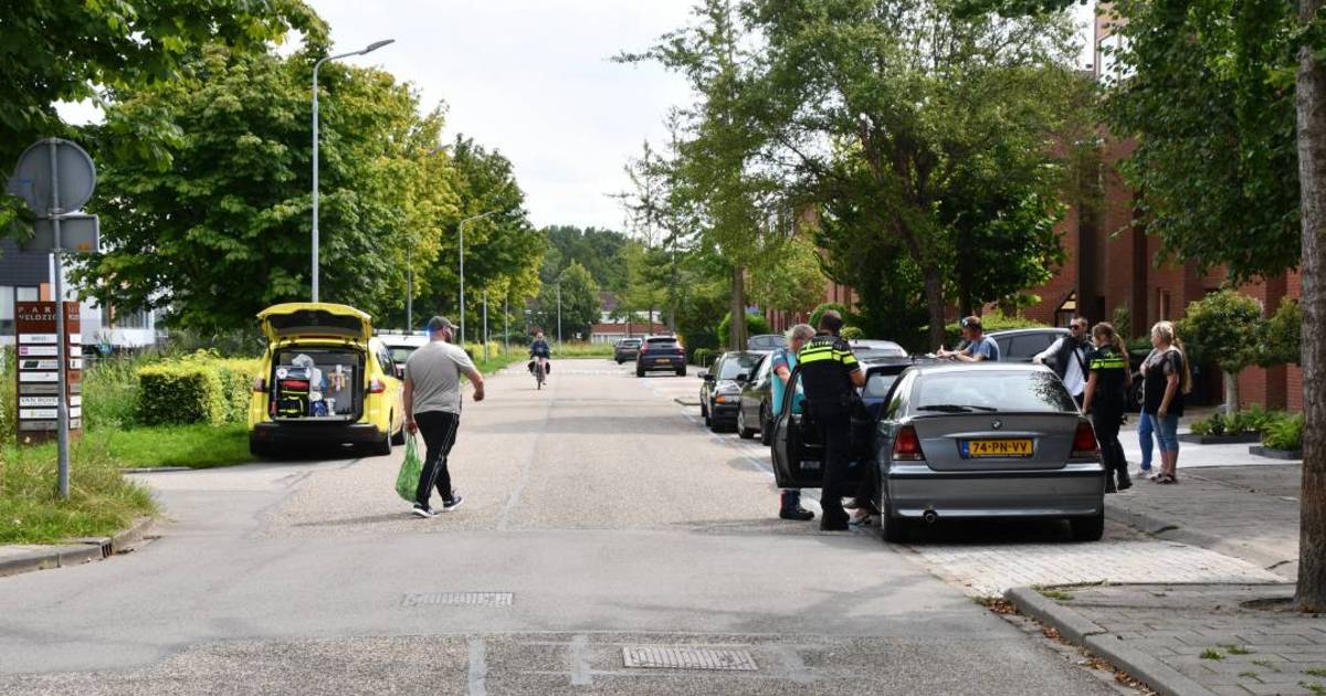 Auto’s beschadigd na botsing in Middelburg.