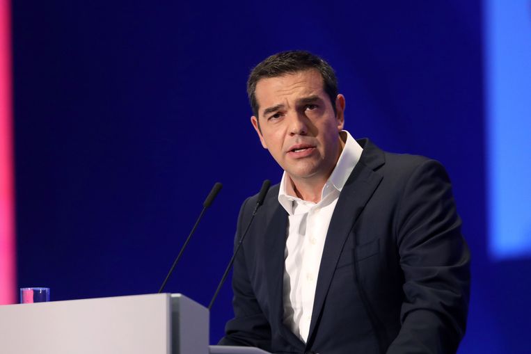 Premier Alexis Tsipras . Beeld EPA