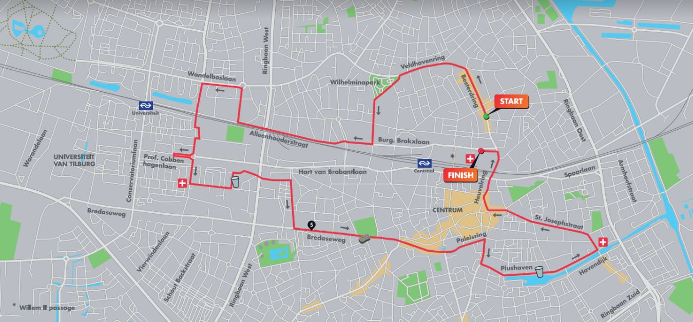 Tilburg Ten Miles start dit jaar vanaf de Besterdring Foto bd.nl