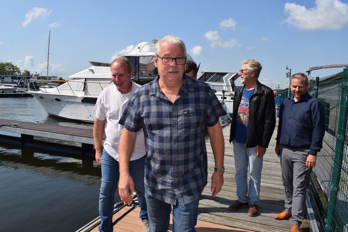 Professor-Kapitein Kris De Baere in de Zelzaatse jachthaven.