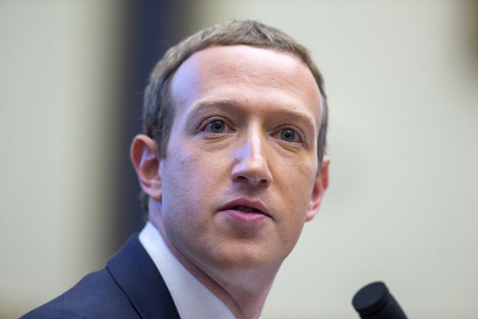 Mark Zuckerberg, de oprichter van Facebook en topman van Meta op archiefbeeld.