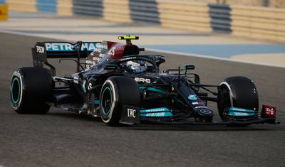Bottas rijdt snelste rondje op tweede testdag in Bahrein