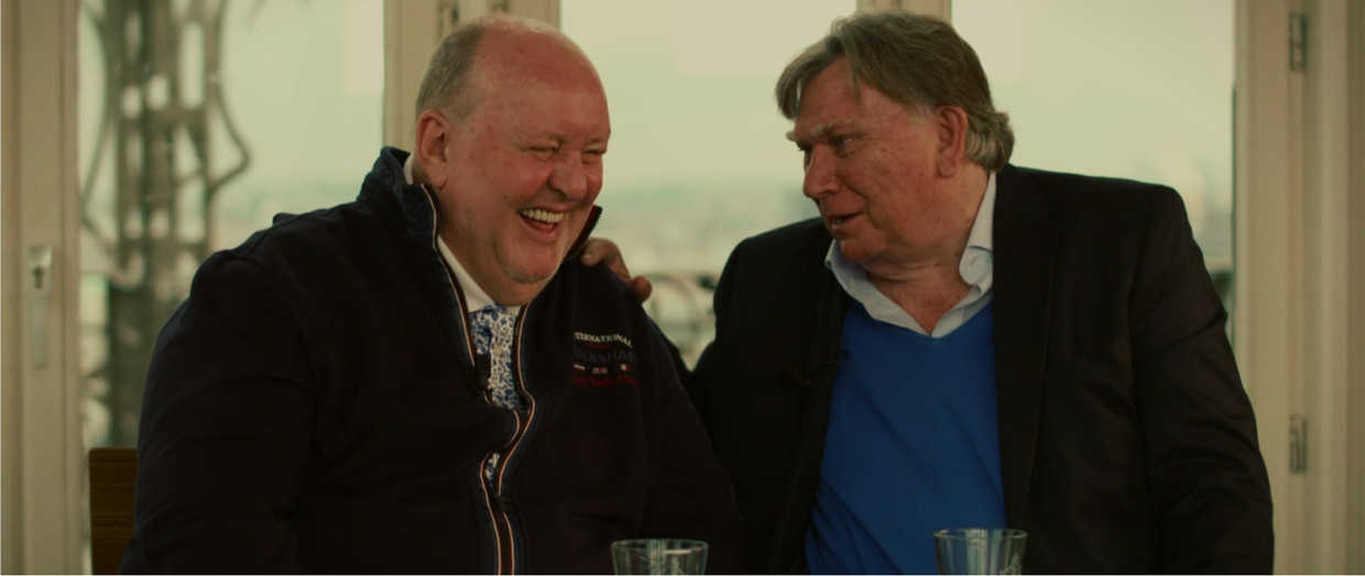 Mike Verdrengh en Jackie (Zaki) Dewaele. Beeld VRT