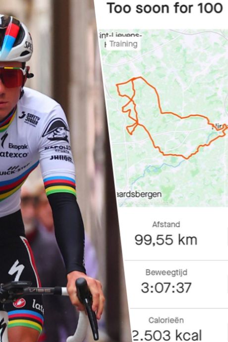 “Trop tôt pour 100 km”: Evenepoel publie une première sortie d'entraînement depuis son abandon au Giro