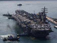 Marines Zuid-Korea, VS en Japan houden oefeningen bij Noord-Korea