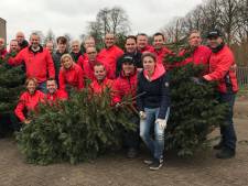 Brandwijk Bommelerwaard Runners halen recordaantal kerstbomen op